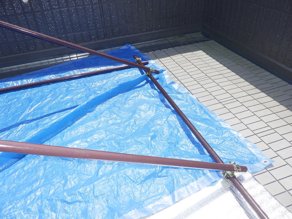 単管を使った太陽光パネル架台のDIY