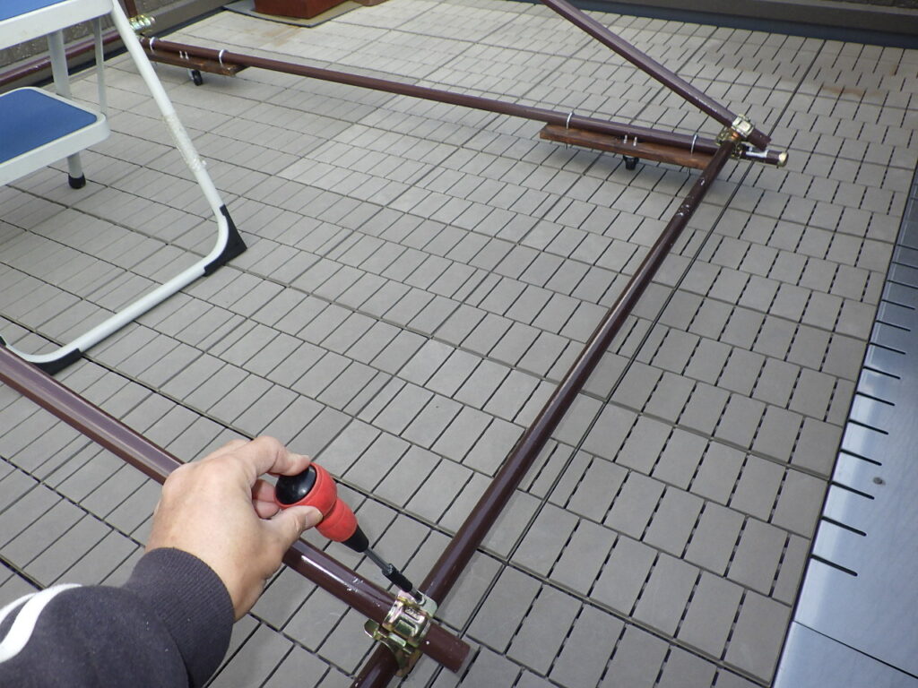 ソーラーパネル用単管架台